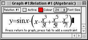 4-term McLaurin polynomial approximation error